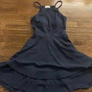 navy blue dress